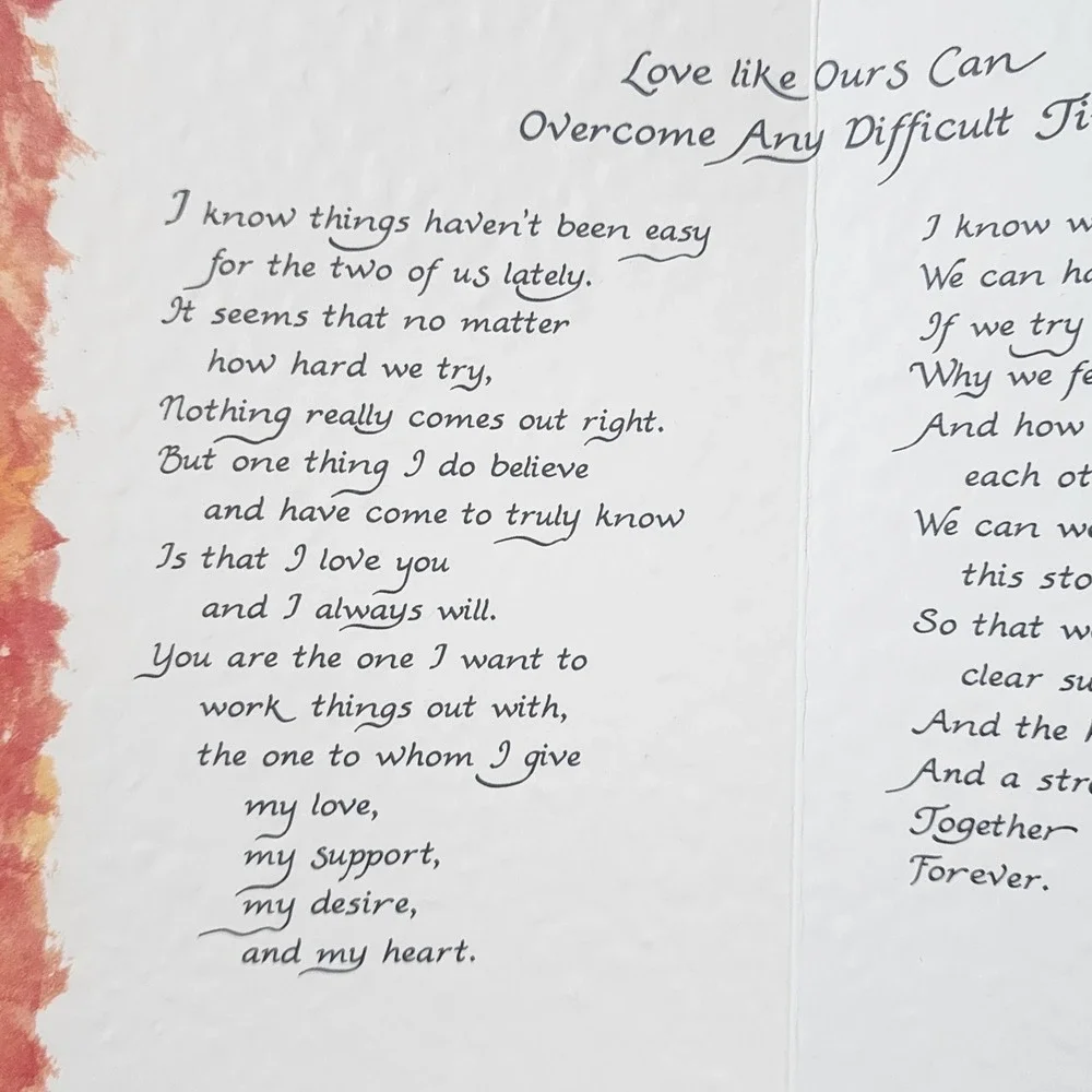 Blue Mountain Arts Greeting Card Love Like Ours Overcome Difficult Time Poem